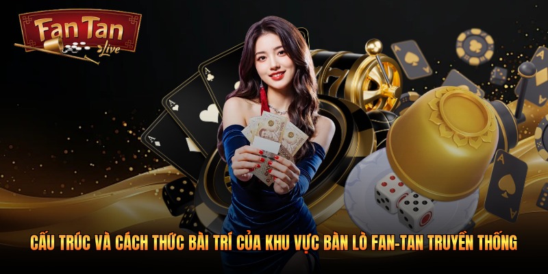 Cấu trúc và cách thức bài trí của khu vực bàn lò fan-tan truyền thống